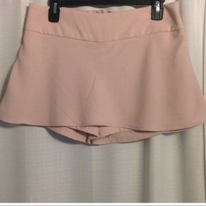 Women's Rose Pink Mid Rise Mini Skort
